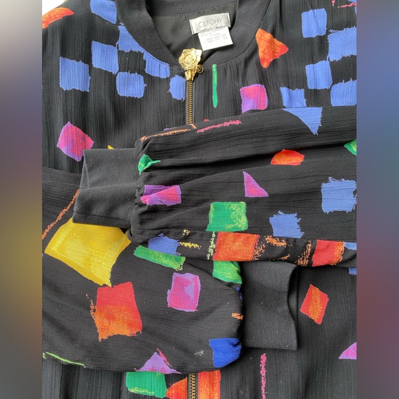 Clichy Light Jacket vintage with gems size 12 - Picture 6 of 13